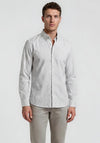 Bugatti Geo Abstract Print Shirt, White & Blue Multi