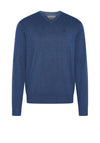 Bugatti V Neck Sweater, Marine