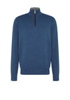 Bugatti Troyer Half Zip Knit Sweater, Navy