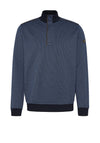 Bugatti Troyer Half Zip Sweatshirt, Marine