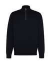 Bugatti Troyer Half Zip Knit Sweater, Marine