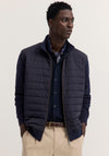 Bugatti Contrast Padded Sweat Jacket, Navy