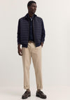 Bugatti Contrast Padded Sweat Jacket, Navy