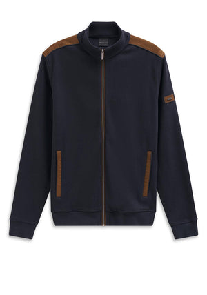 Bugatti Full Zip Sweatshirt, Navy