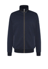 Bugatti Houndstooth Full Zip Cardigan, Navy