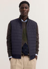 Bugatti Contrast Padded Gilet, Navy