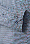 Bugatti Geo Print Shirt, Blue Multi