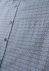 Bugatti Geo Print Shirt, Blue Multi