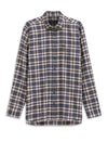 Bugatti Check Shirt, Navy & Beige