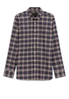 Bugatti Check Shirt, Dark Blue Multi