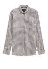 Bugatti Multi Check Pocket Shirt, Light Blue Multi