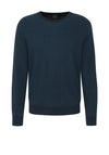 Bugatti Birdeye Knit Sweater, Dark Blue