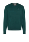 Bugatti V Neck Sweater, Bottle Green