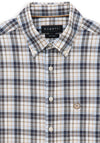 Bugatti Plaid Shirt, Beige & Black