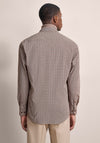 Bugatti Geo Print Shirt, Brown Multi