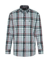 Bugatti Oxford Plaid Shirt, Fig & Navy