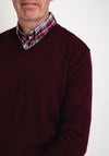 Bugatti V Neck Sweater, Fig