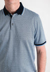 Bugatti Printed Polo Shirt, Blue