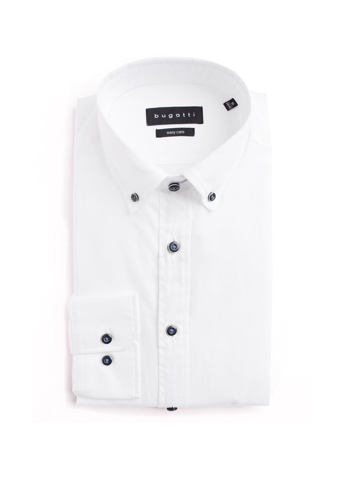 Bugatti Casual Solid Shirt, White
