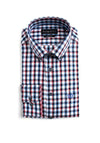 Bugatti Casual Check Shirt, Red & Blue Multi