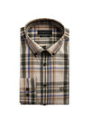 Bugatti Plaid Shirt, Green Multi