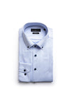 Bugatti Micro Print Shirt, Light Blue