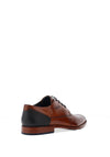 Bugatti Mansueto Flex Leather Formal Shoes, Cognac