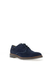 Bugatti Suede Laser Cut Laced Shoe, Blue