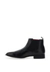 Bugatti Leather Slip on Chelsea Boots, Black