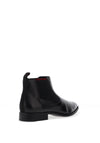 Bugatti Leather Slip on Chelsea Boots, Black