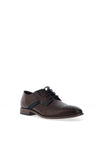 Bugatti Leather Laser Cut Formal Shoes, Brown