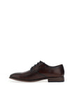 Bugatti Leather Laser Cut Formal Shoes, Brown