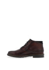 Bugatti Leather Lace Up Boots, Mid Brown