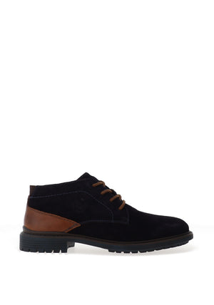 Bugatti Suede Chukka Boots, Dark Blue