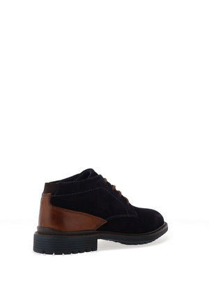 Bugatti Suede Chukka Boots, Dark Blue