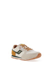 Bugatti Contrast Design Trainers, Mustard Multi