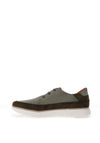 Bugatti Lace Up Casual Shoes, Dark Green