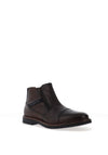 Bugatti Side Zip Boots, Medium Brown