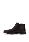 Bugatti Side Zip Boots, Medium Brown