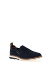 Bugatti Men’s Slip-On Breathable Knit Shoes, Navy