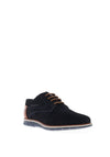 Bugatti Laced Casual Suede Shoes, Navy