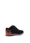 Bugatti Laced Casual Suede Shoes, Navy