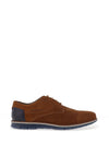Bugatti Casual Suede Shoes, Cognac