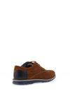 Bugatti Casual Suede Shoes, Cognac