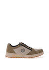 Bugatti Side Zip Trainers, Taupe