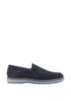 Bugatti Slip-On Suede Loafers, Dark Blue