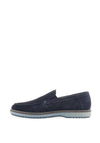 Bugatti Slip-On Suede Loafers, Dark Blue