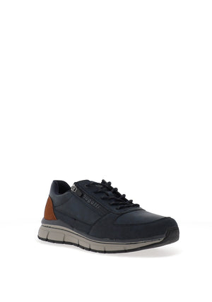 Bugatti Elasticated Lace Trainers, Dark Blue