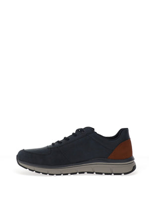 Bugatti Elasticated Lace Trainers, Dark Blue