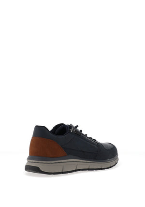 Bugatti Elasticated Lace Trainers, Dark Blue